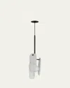 Studio M Nina Magon Design From  Megalith Cord Hung Pendant In White