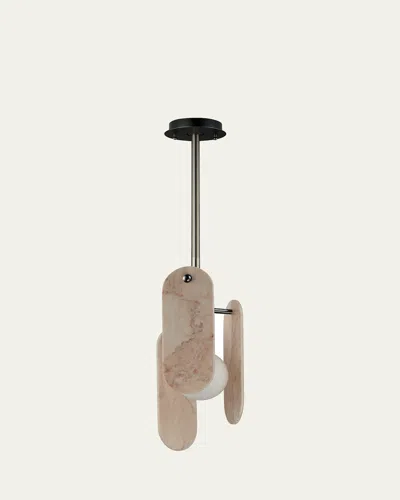 Studio M Nina Magon Design From  Megalith Stem Hung Pendant In Neutral