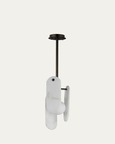 STUDIO M NINA MAGON DESIGN FROM STUDIO M MEGALITH STEM HUNG PENDANT SPANISH ALABASTER