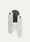 Studio M Nina Magon Design From  Megalith Wall Sconce In Spanish Alabaster