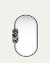 STUDIO M NINA MAGON DESIGN FROM STUDIO M STONEWALL STRIAE ARYA LED MIRROR
