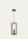 Studio M Nina Magon Design From  Zeppelin Led Mini Pendant In Gunmetal
