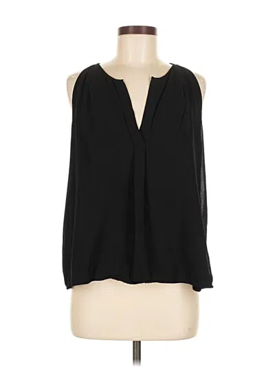 Pre-owned Studio M Sleeveless Blouse In Black