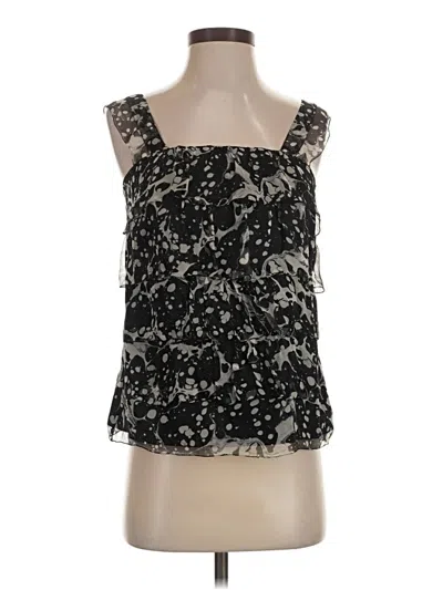 Pre-owned Studio M Sleeveless Blouse In Black