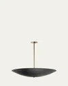 Studio M Vesta 36" Black Led Pendant In French Gold