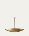 Studio M Vesta 36" French Gold Led Pendant In Polished Chrome