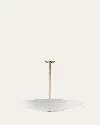 Studio M Vesta 36" White Led Pendant In French Gold