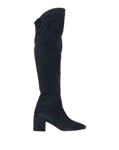 Studio Malori Roma Woman Boot Navy Size 10 Leather