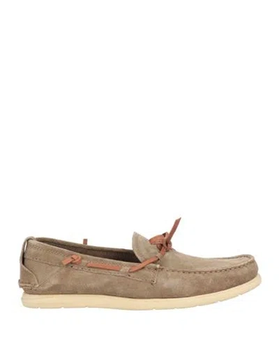 Studio Mode Man Loafers Military Green Size 7 Leather