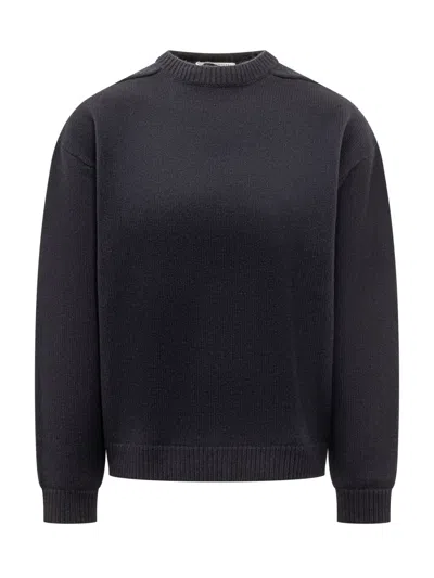 Studio Nicholson 5gg Guernsey Jumper In Black