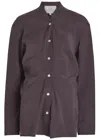 Studio Nicholson Acre Modal-blend Shirt In Purple