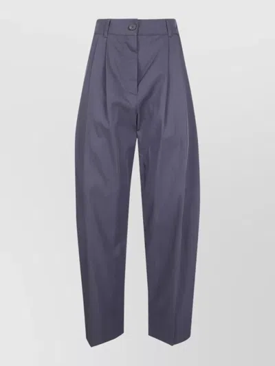 Studio Nicholson Acuna Double Front Pleat Trousers Belt In Multi