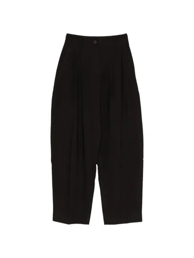 Studio Nicholson Acuna Tailored Double Pleat Trousers In Black