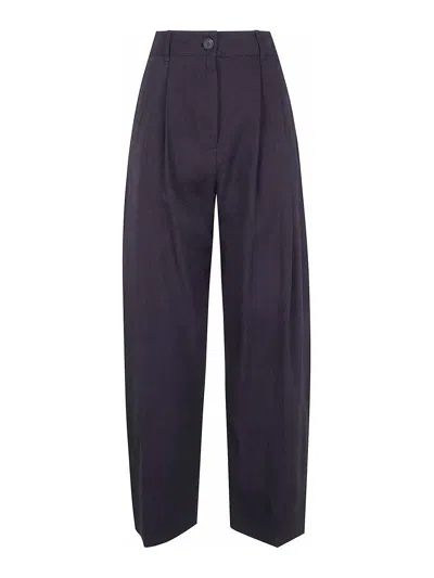 Studio Nicholson Acuna Double Pleat Front Pant In Purple