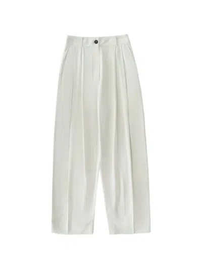 Studio Nicholson Acuna Double Pleat Front Pant In Neutral