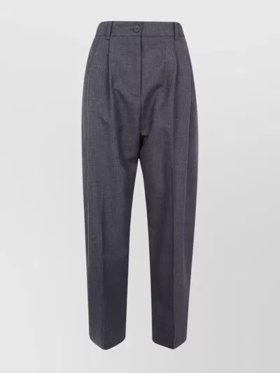 STUDIO NICHOLSON ACUNA FRONT PLEAT TROUSERS AND POCKETS