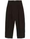 Studio Nicholson High-rise Tailored Straight-leg Trousers In Black
