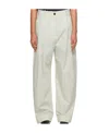 Studio Nicholson Acuna Wide-legged Casual Pants In White