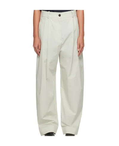 Studio Nicholson Acuna Wide-legged Casual Pants In White
