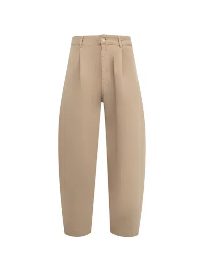 Studio Nicholson Adjustable-tie Tapered Jeans In Brown