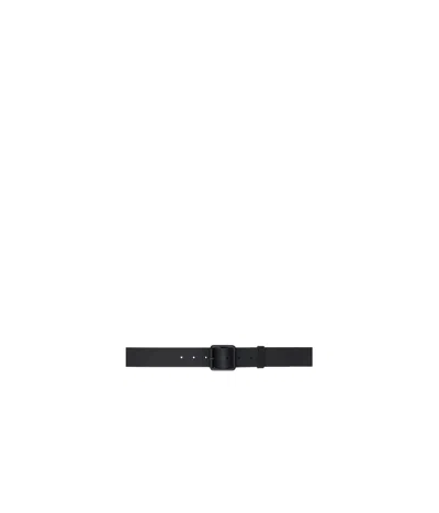 Studio Nicholson Black Leather Belt