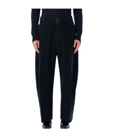 STUDIO NICHOLSON ADJUSTABLE WAISTBAND CASUAL PANTS