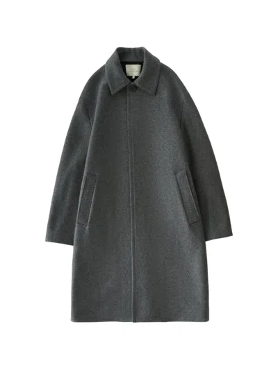 Studio Nicholson Ady Wool-blend Overcoat In Gray