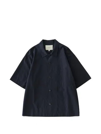 Studio Nicholson Agios Shirt In Blue