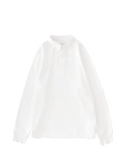 Studio Nicholson Alyk Ribbed Polo Shirt In White