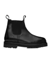 Studio Nicholson Leather Chelsea Boots In Black