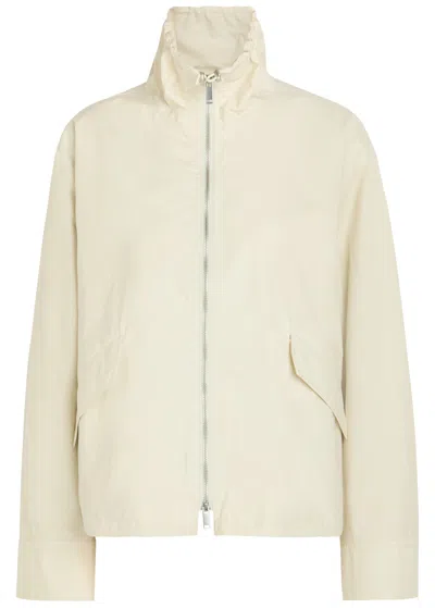 Studio Nicholson Anorak High-neck Cotton Jacket In White