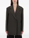 Studio Nicholson Araz Seam-pockets Blazer In Gray