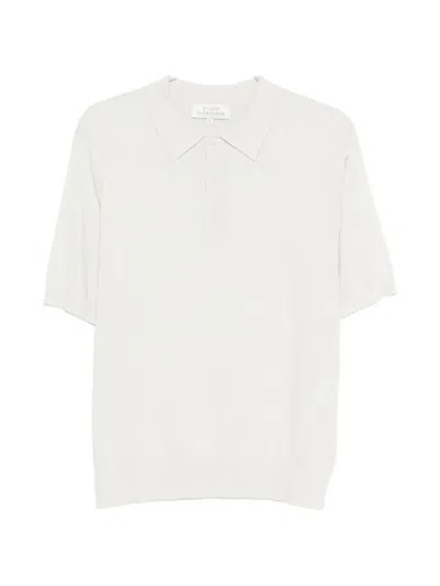 Studio Nicholson Arieta Buttoned Polo Shirt In White