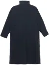Studio Nicholson Asymmetric-fold Midi Dress In Blue