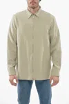 Studio Nicholson Axia Lightweight Jacket With Standard Collar In Beige