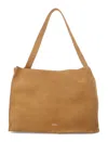 Studio Nicholson Suede Shoulder Tote Bag Rectangular Shape In Brown