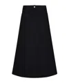 Studio Nicholson Baringo Denim Skirt In Black