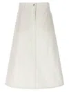 Studio Nicholson High-waisted Midi Skirt With Front And Back Pockets