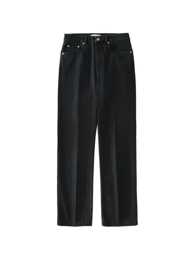 Studio Nicholson Barra Five-pocket Jeans In Black
