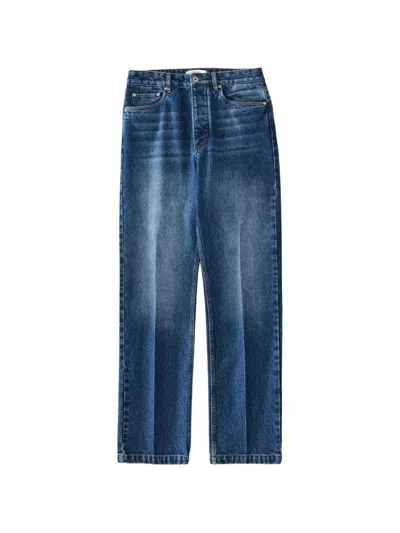 Studio Nicholson Barra Five-pocket Jeans In Blue