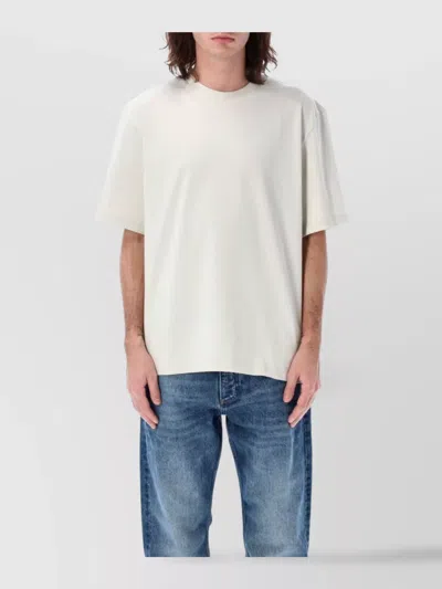 Studio Nicholson Basic Round Neck Short Sleeve T-shirt In White