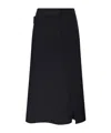 Studio Nicholson Bassi Midi Skirt In Black