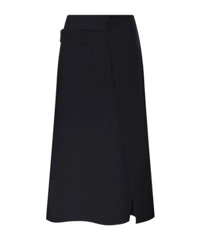 Studio Nicholson Bassi Midi Skirt In Black