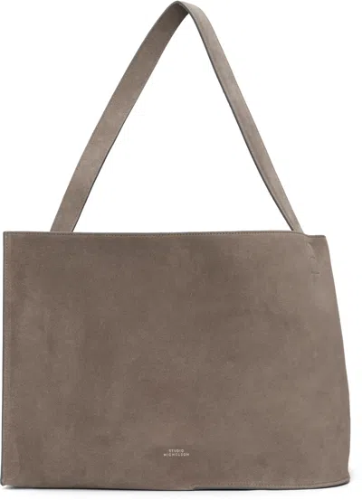 Studio Nicholson Beige Doublet Suede Carryall Tote In Brown