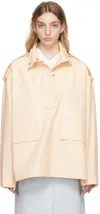 Studio Nicholson Beige Enzo Jacket In Linen