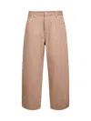 Studio Nicholson Beige Garment-dyed Denim Paolo Jeans In Gold