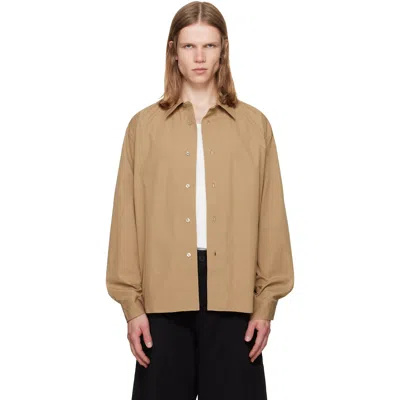 Studio Nicholson Beige Hal Shirt In Chino