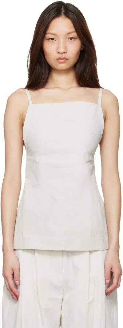 Studio Nicholson Beige Raddle Top In Neutral