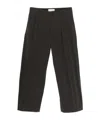Studio Nicholson Dark Grey Belt Loop Trousers In Black