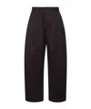 Studio Nicholson Tuck Wool Trousers In Black